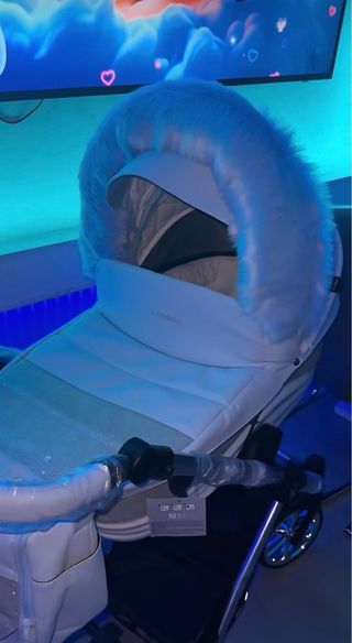 Carro azul Bebé semi nuevo!