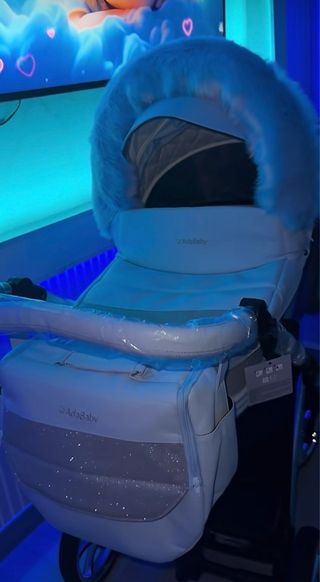 Carro azul Bebé semi nuevo!