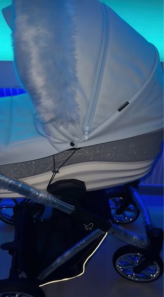 Carro azul Bebé semi nuevo!