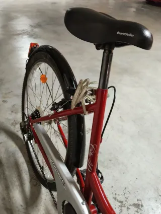 Bicicleta Paseo City 40 Roja