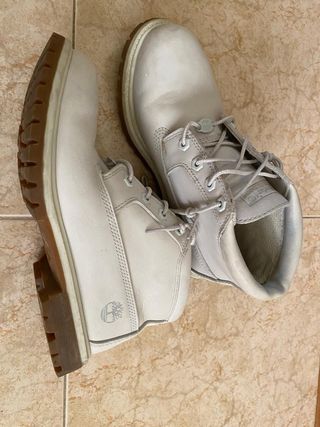 Botas Timberland Waterproof Blancas Talla 38