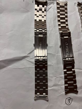Correas de reloj Omega Plata