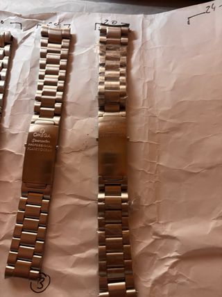 Correas de reloj Omega Plata