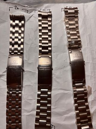 Correas de reloj Omega Plata