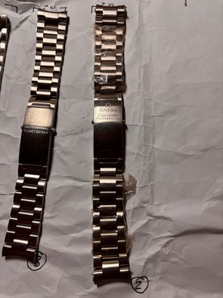 Correas de reloj Omega Plata