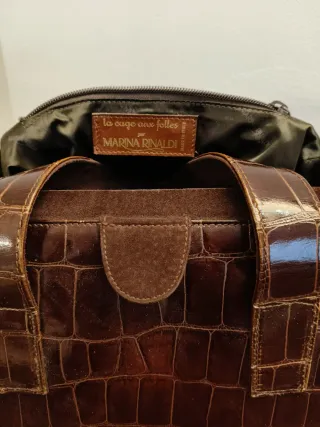 Borsa Marina Rinaldi Pelle Marrone