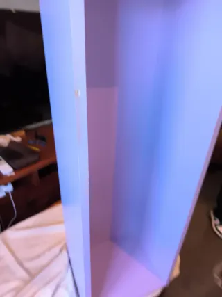 Estantería cubo lila de madera 1'05cm /35cm /30cm