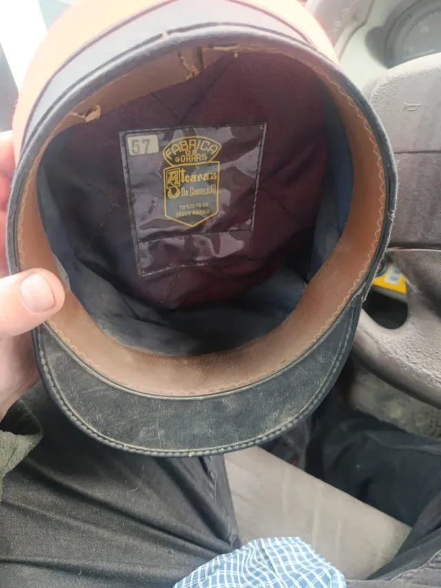 Gorra antigua Jefe Estación Renfe