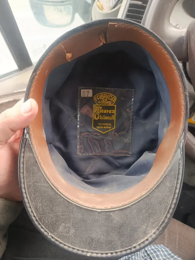 Gorra antigua Jefe Estación Renfe