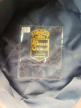 Gorra antigua Jefe Estación Renfe