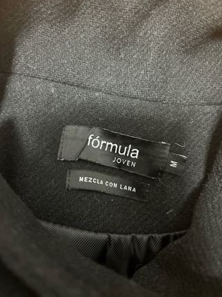 Chaquetón negro talla M