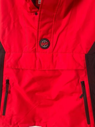 Anorak Rojo y Negro Talla S