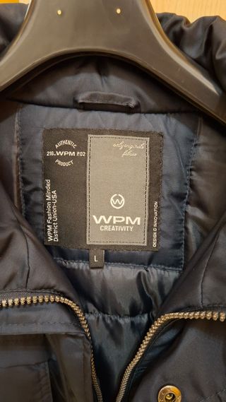 Giubbotto Parka WPM Creativity Blu Navy