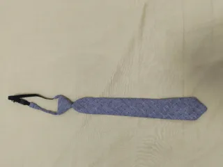 Cravatta per bambini blu a pois