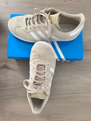 Zapatillas Adidas Gazelle Beige