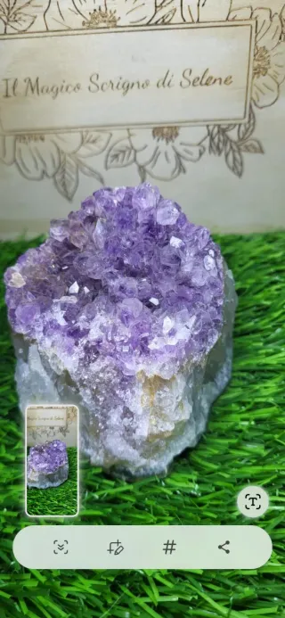 Drusa di Ametista Grezza 317g 8x7x5