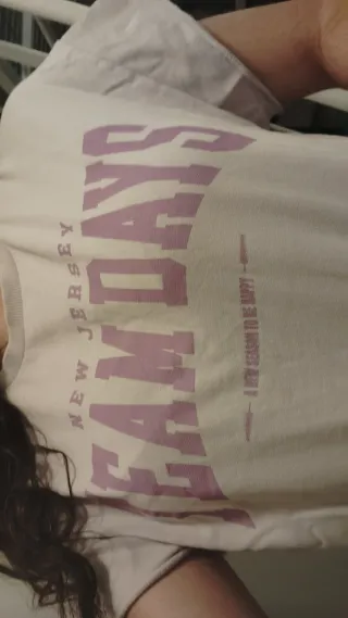 Camiseta Crop Top Morada