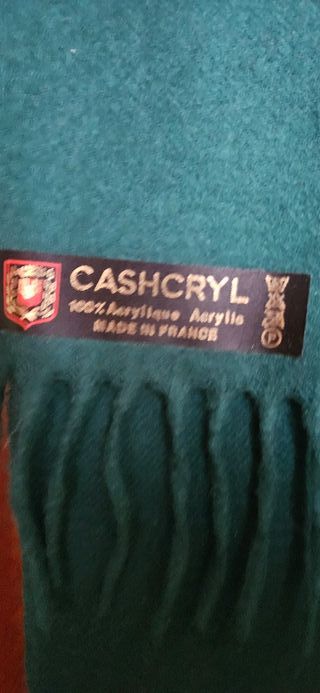 Bufanda Cashcryl Teal