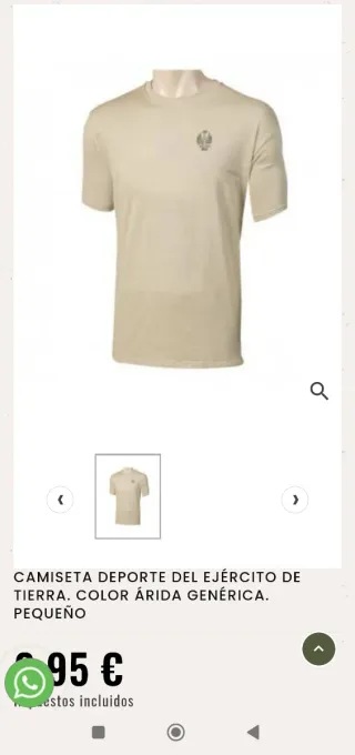 Camiseta manga corta ITURRI marrón