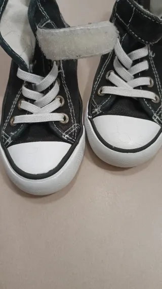 Scarpe bimbo nere alte num 24