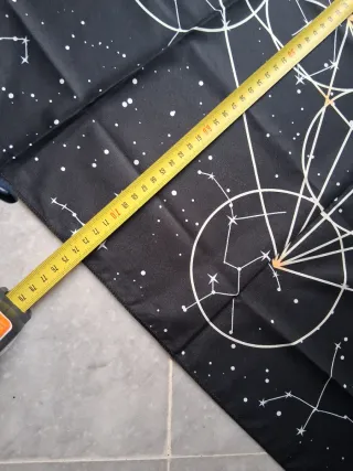 Tapiz Constelaciones Negro y Dorado