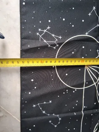 Tapiz Constelaciones Negro y Dorado