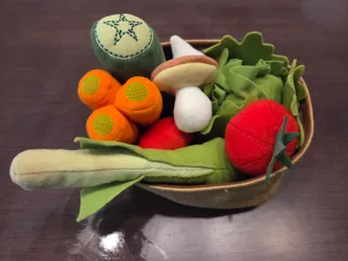 Giocattoli di Verdura in Tessuto