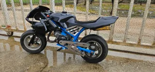 Minimoto Negra y Azul