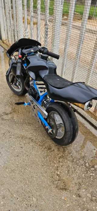 Minimoto Negra y Azul