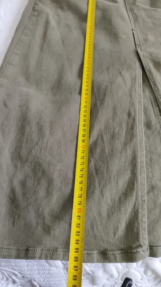 Falda vaquera kaki talla XXXL