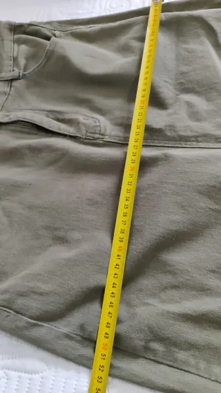 Falda vaquera kaki talla XXXL
