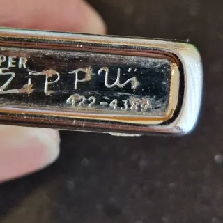 Zippo originale pre-80 con pubblicità Ducados