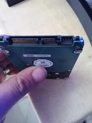 Disco Duro TOSHIBA Sata 2,5" 160GB portátil PS3