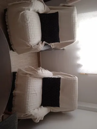 2 Sillones Reclinables de Piel Negros, 100€ los 2