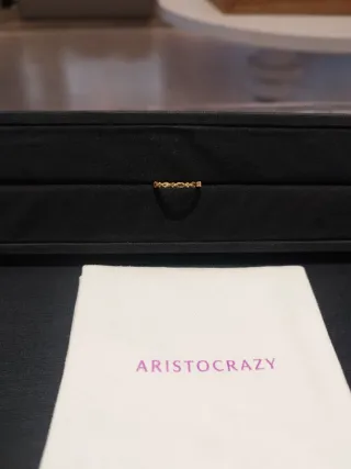 Anillo Plata 925 Baño Oro 18k con Gemas
