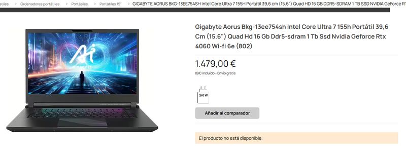 Portátil Gigabyte AORUS(GAMER TOTAL) afbeelding 7