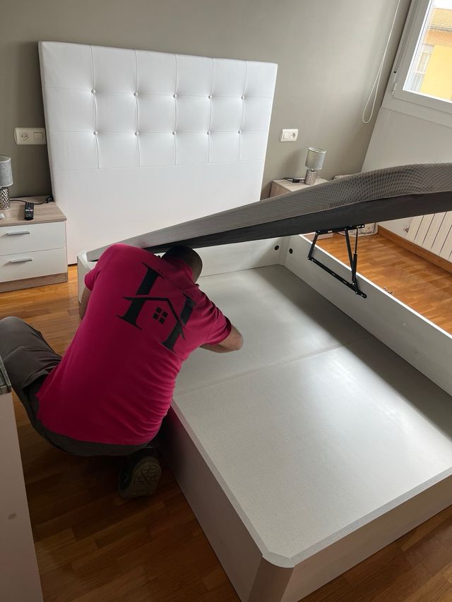 Canapé abatible con colchón