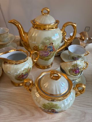 Juego Porcelana Coleccionista Vintage