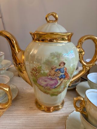 Juego Porcelana Coleccionista Vintage