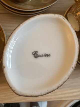 Juego Porcelana Coleccionista Vintage