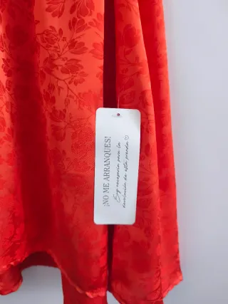 Vestido flores coral Polin et Moi