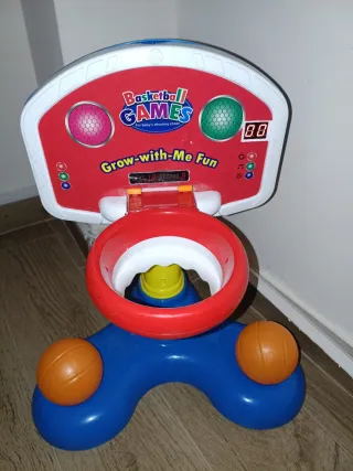 Canasta de baloncesto electrónica para bebés