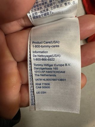 Jersey Tommy Hilfiger Pima Algodón Cachemira XXL