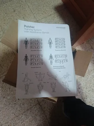 Tabla de flexiones con bandas