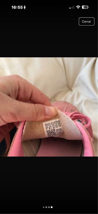 Zapatillas Adidas Gazelle Rosa y Azul