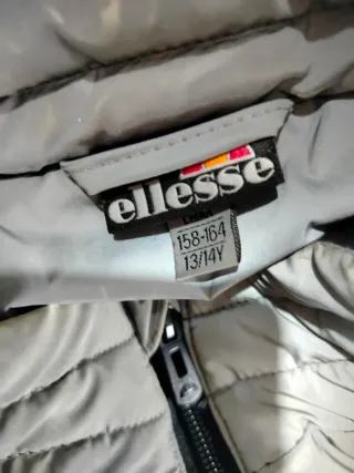 Chaqueton Ellesse niño plateada 14 años