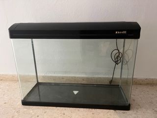 Pecera 110L con tapa negra