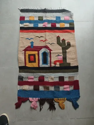 Tapiz Mexicano Tejido Decorativo