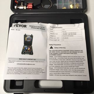 Juego Manómetros VEVOR Aire Acondicionado