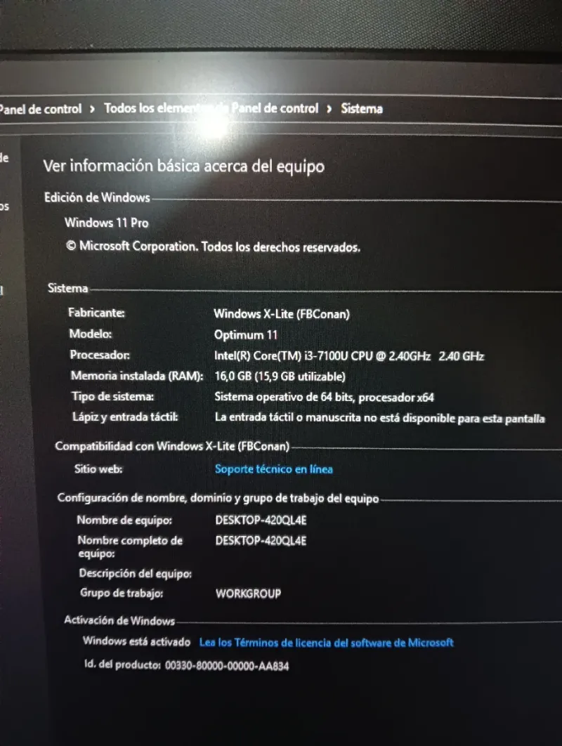 Portátil HP 17 pulgadas 16GB DDR4 afbeelding 4